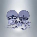 SAIL Salem Stainless 10 Pcs Tope Dinner Set
