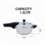 Aero Arc Pressure Cooker (1.5L / 2L / 3L / 3.5L / 5L – SS)