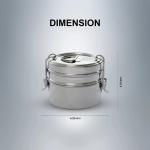 SAIL Salem Stainless 2 Layer Lunch Box