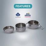 SAIL Salem Stainless 2 Layer Lunch Box