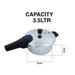 Aero Arc Pressure Cooker (1.5L / 2L / 3L / 3.5L / 5L – SS)