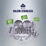 SAIL Salem Stainless 46 Pcs Odyssey Dinner Set