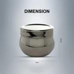 SAIL Apple Bowl With Lid (Sangam Spice Pot) Set of 2