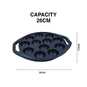 Cast Iron Panniyaram Maker 12 Pit Cast Iron