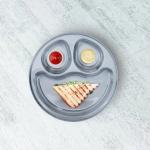 SAIL Salem Stainless MICKEY MOUSE 3 in 1 Compartment Plate